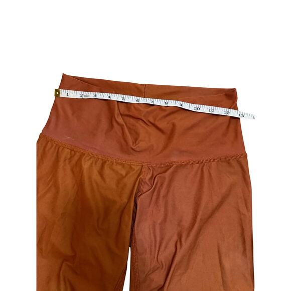 EUC Teeki brown leggings w design sz S yoga activewear - Picture 2 of 6